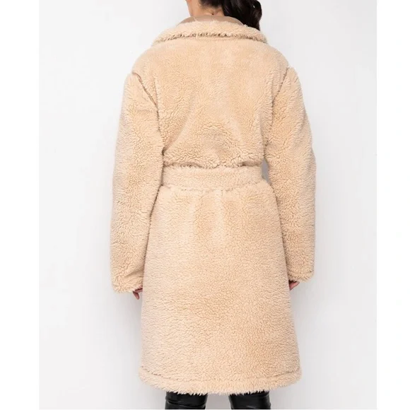 AKIRA REVE BORG TRENCH COAT - Picture 5 of 16